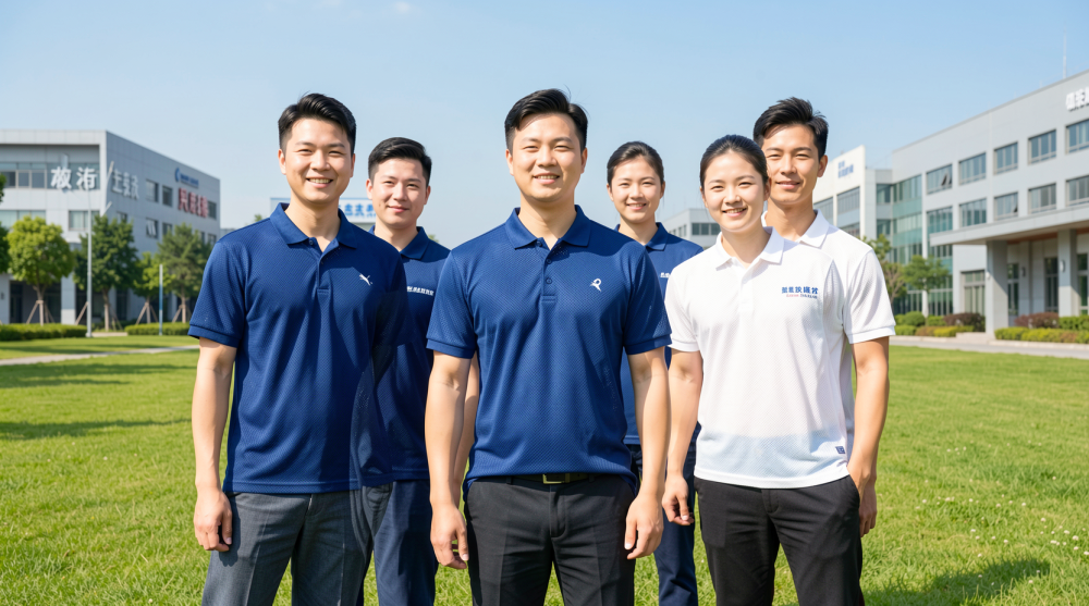 团服定制珠地网眼POLO衫夏季户外团队穿着效果 团服定制珠地网眼POLO衫夏季户外团队穿着效果